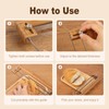 CJZMBSTY Adjustable Bread Slicer, Thickened Blade & Storage Bag for