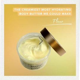 Aniise- Crema corporal Fleur con colágeno para una piel radiante, iluminada y suave, cargada con coco