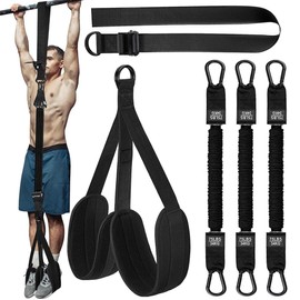 Heavy Pull Up Bands with Durable Material, Pull Up Assistance Bands, Adjustable Pull Up Assist, Strength Training Fitness Tools, Assistance Bands for Pull-Up, Body Stretching, Chin Up (Black)