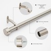 Deco Window Adjustable Curtain Rod for Windows 44 to 120