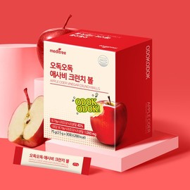 MediTree 오독오독 애사비 크런치 볼 1박스(30포) Crunchy Asabi Balls 1 Box (30 Packs)