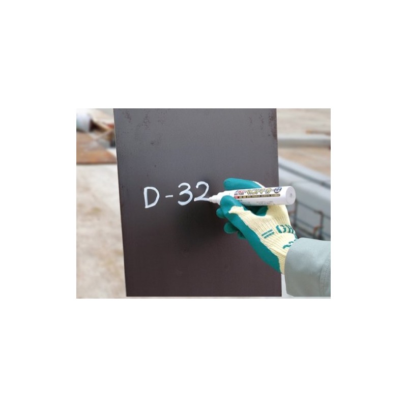 Shinwa Sokutei 78541 Construction Paint Marker, Broad, Round Point, Black