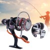Hand Brake Metal Spool Fishing Wheel 6 Bearings Lure Rear
