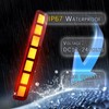 PGTOPONE Upgrade LED Rear Bumper Reflectors Light Fog Brake Tail