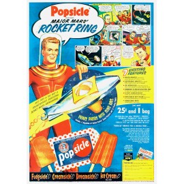 Vintage Popsicle Mars Ring Photo Fridge Magnet 1YR Warranty!