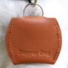 Dapper Dog Leather Dog Tag Silencer (Brown)