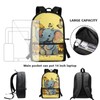 Tongluoye Elephant Kids Backpack With Lunch Box for Girls 8-10