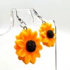 Handmade Sun Flower Earrings - Daisy Earrings - Spring Earrings