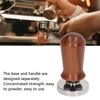 Coffee Tamper Separate Design Stainless Steel Ergonomic Wood Handle Portable