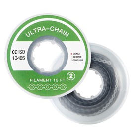 JMU Orthodontic Elastic Power Chain for Braces, 15Feet/ Roll, Long, Silver