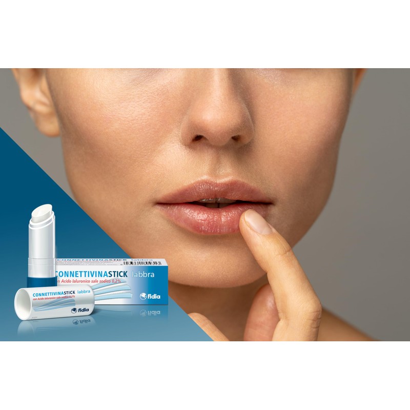 Fidia Farmaceutici ConnettivinaStick Labbra - Stick da 3g a Base