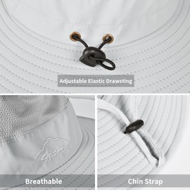 Sun Hats for Men Women Fishing Hat UPF 50+ Breathable Wide Brim Summer UV Protection Hat