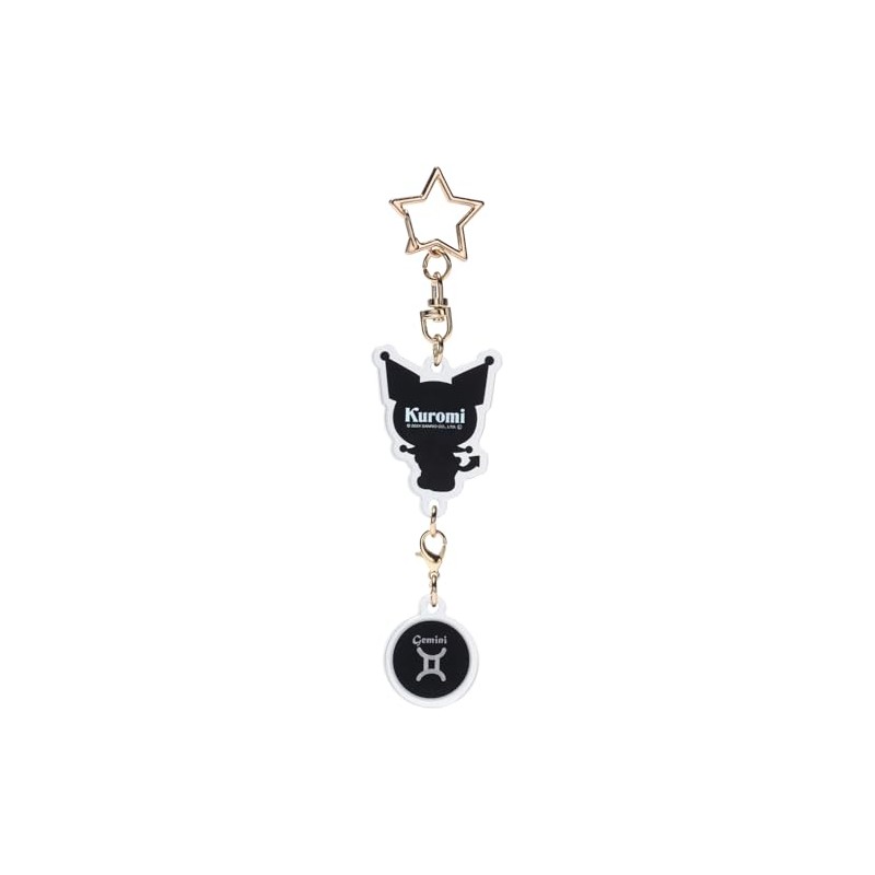 Skater ZAKH1-A Acrylic Zodiac Sign Keychain Accessory Sanrio Chromi Gemini
