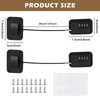 SUNOYA Fridge Lock with Code No Drilling, 2 Pieces High