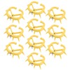 10pcs CalF weaning Nose Rings Plastic Weaning Spiked Ring Preventing