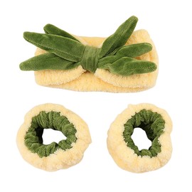 scicent Head Bands Adult Women 3 Pcs Spa Headband for Washing Face Makeup Hair Band Skincare Headbands with Face Wash Wristbands Terry Cloth Hairband Soft Hairbands for Women - 23706