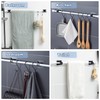 8PCS No Drill Curtain Rod Brackets No Drilling Self Adhesive
