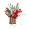 MYELLU Small Artificial Christmas Tree Christmas Decoration - Mini Christmas