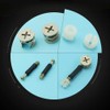 Furniture Connecting Cam Fitting Cam Lock Nut 3-in-1 Furniture Connecting