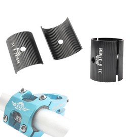 Bicycle Handle Shim Stem Spacer Aluminum Alloy Fit 31.8mm to 35mm Bicycle Handlebar Stem Adapter Lightweight Bike Handle Shim Bike Conversion Piece Accessory Tool