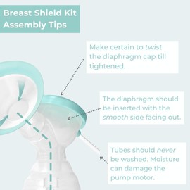 Zomee Flex Breast Nipple Shield Latch Assistance Inverted or Flat- Comfortable & Soft for Easy Pumping Use for Z1 Z2 Breast Pump (Multiple 2 Pack Sizes) (17mm)
