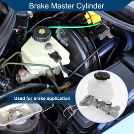 Hihaha No.5851025000/‎M630183 Brake Master Cylinder with Reservoir for Hyundai Accent 2000-2005 Hydraulic Master Cylinder Aluminum Alloy Plastic 1 Pc