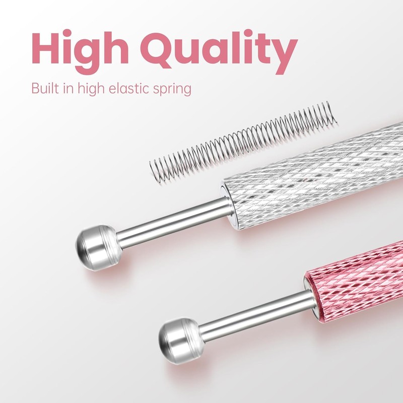 BACUTHY 2 Pack Piercing Ball Grabber Tool, Stainless Steel Piercing