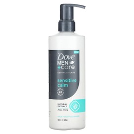 Dove Men+Care, Face + Body Cleanser, Sensitive Calm, 16.9 fl oz (500 ml)