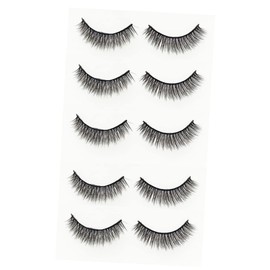 BIUDECO 10 Pairs False Eyelashes Flexible Skin Friendly Lashes for Women Party Makeup Extension Eyelashes