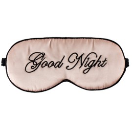 Silk Sleep Eye Mask for Women and Men Soft Ladies Ultra Lightweight Adjustable Strap Satin Eye Night Blindfold Eyeshade Cover for Full Night's Sleep, Travel and Nap Pink