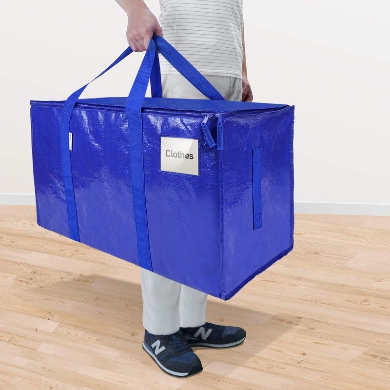TICONN 4 Pack Extra Large Moving Bags with Zippers &