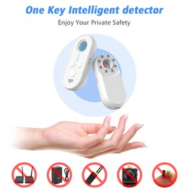 MAGENDARA Portable Bug Detector RF Wireless, Surveillance Camera, Anti Spy Camera Detector for Bug Finder, Anti-Thief Vibration Alarm