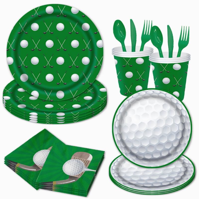 Golf Party Decorations for 16 Guests, Golf Party Supplies, Party