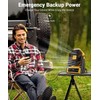KopBeau Portable Camping Fan with Lights, 20000mAh Rechargeable Battery Operated