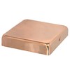 4x4 Copper Flat Top Post Cap by Captiva - Extended