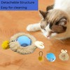 GUCHO Cat Toy Balls,Cat Feather Toy Ball,Interactive Toys for Cats,Smart