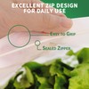 WRAPOK 25 Pack 100% Compostable Gallon Bags Biodegradable Freezer Bags