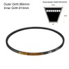 sourcing map A-36 Drive Belt 36 Inch Pitch Length Industrial