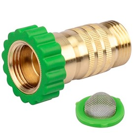 RVMATE Inline Water Pressure Reducer, Lead-Free Brass Regulator, for RV Plumbing System, 40-50PSI