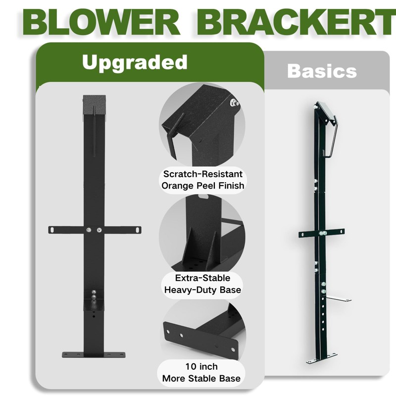 Heavy-Duty Backpack Leaf Blower Rack for Trailers, Leaf Blower Rack