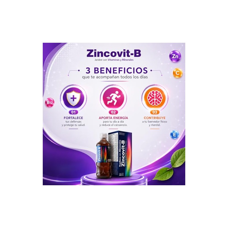 Apex Zincovit-B Jarabe Multivitamínico