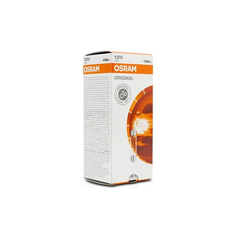 Osram 6411 Original Sofit Lamp Socket SV8.5-8, 12 V, 10