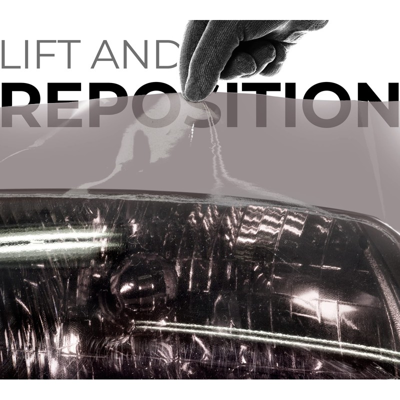 VViViD Air-Tint Headlight/Tail Light Window Tint (Smoke Black, 12" x