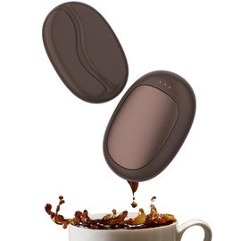 Rechargeable Hand Warmers 2 Pack, Portable Electric Hand Warmer 5000mAh, Pocket Heater 3 Heat Settings, Up to 18 Hours of Use, Ideal for Raynaud's, Hunting, Golf, Camping, Gift for Men