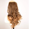 DIGUAN One Piece Ombre Two Toned Clip in Hair Extensions