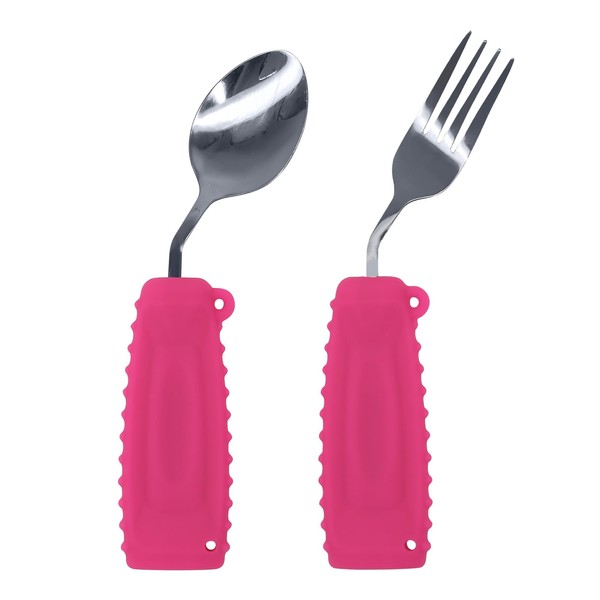 Ehucon Adaptive Utensils Set for Hand Tremors,Arthritis and Parkinsons -Weighted
