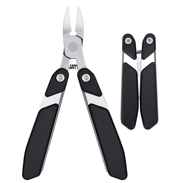 VOGARB Portable Heavy Duty Toenail Clippers for Men Thick Nails