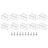 PATIKIL LED Strip Light Clips, 40 Pack Mounting Bracket Fixing