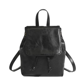 [miniministore] リュック レディース ミニリュック韓国風 リュックサック バックパック 小さめカバン シンプル お出かけ スクエアバッグ ショルダーバッグ おしゃれ 通勤 通学（ブラック，ワンサイズ）