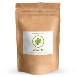 Vitamin B3 (Nicotinamide) Powder - 100 g - Tested Quality - Completely Pure without Residue - 100% Vegan and Pure - Gluten Free, Lactose Free - No Additives or Additives